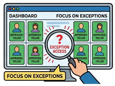 Role-Based Exception Review